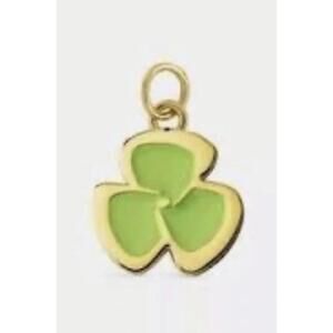 Christian Louboutin Green Clover Lipstick Charm NIB NEW IN BOX